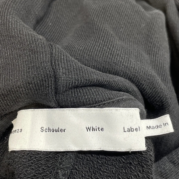 Proenza Schouler Oversized Women's Hoodie Drawstring Pullover Size XS Black - Picture 8 of 8